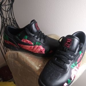 Fila Original Fitness Embroidery Floral shoes